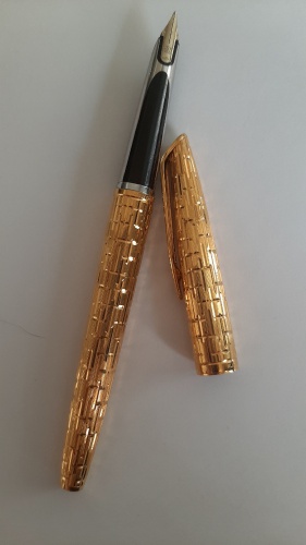 فروش خودنویس روکش و نوک طلا واترمن CF